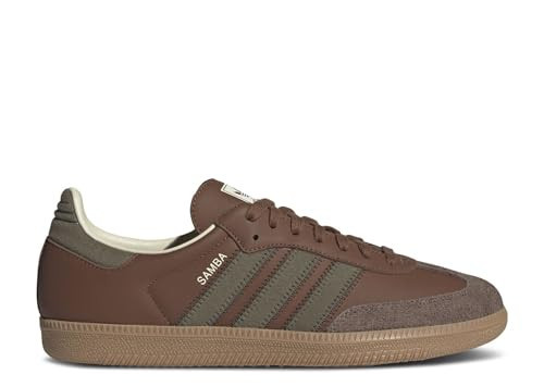 adidas Samba OG Men's Sneakers, Preloved Brown/Olive Strata/Earth Strata, Size 11 | Amazon (US)