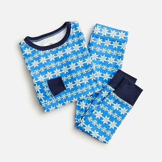 Kids' long-sleeve printed sleep set | J. Crew US