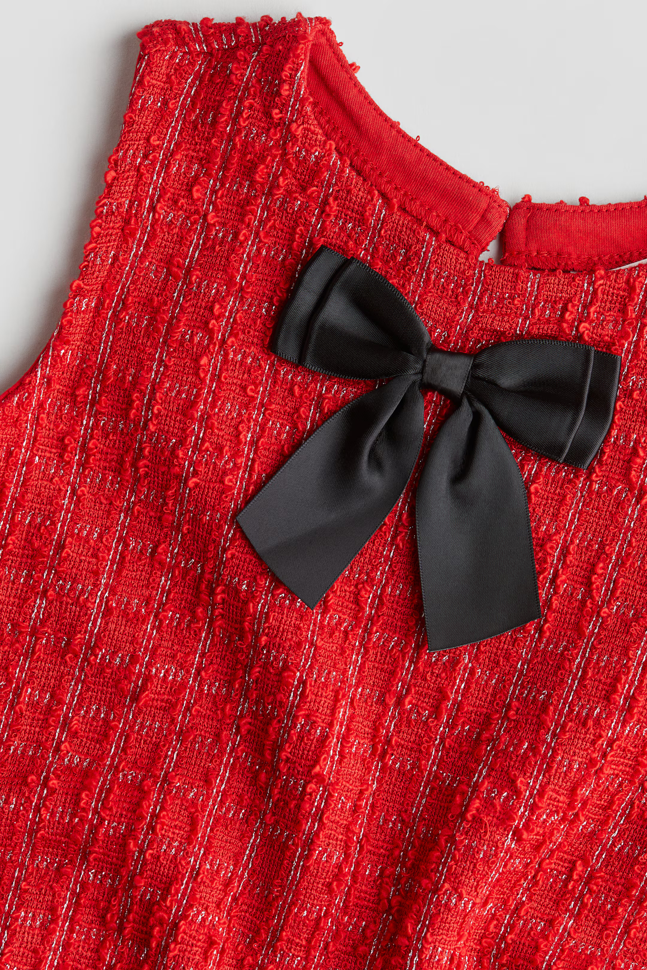 A-Line Dress - Round Neck - Sleeveless - Red - Kids | H&M US | H&M (US + CA)