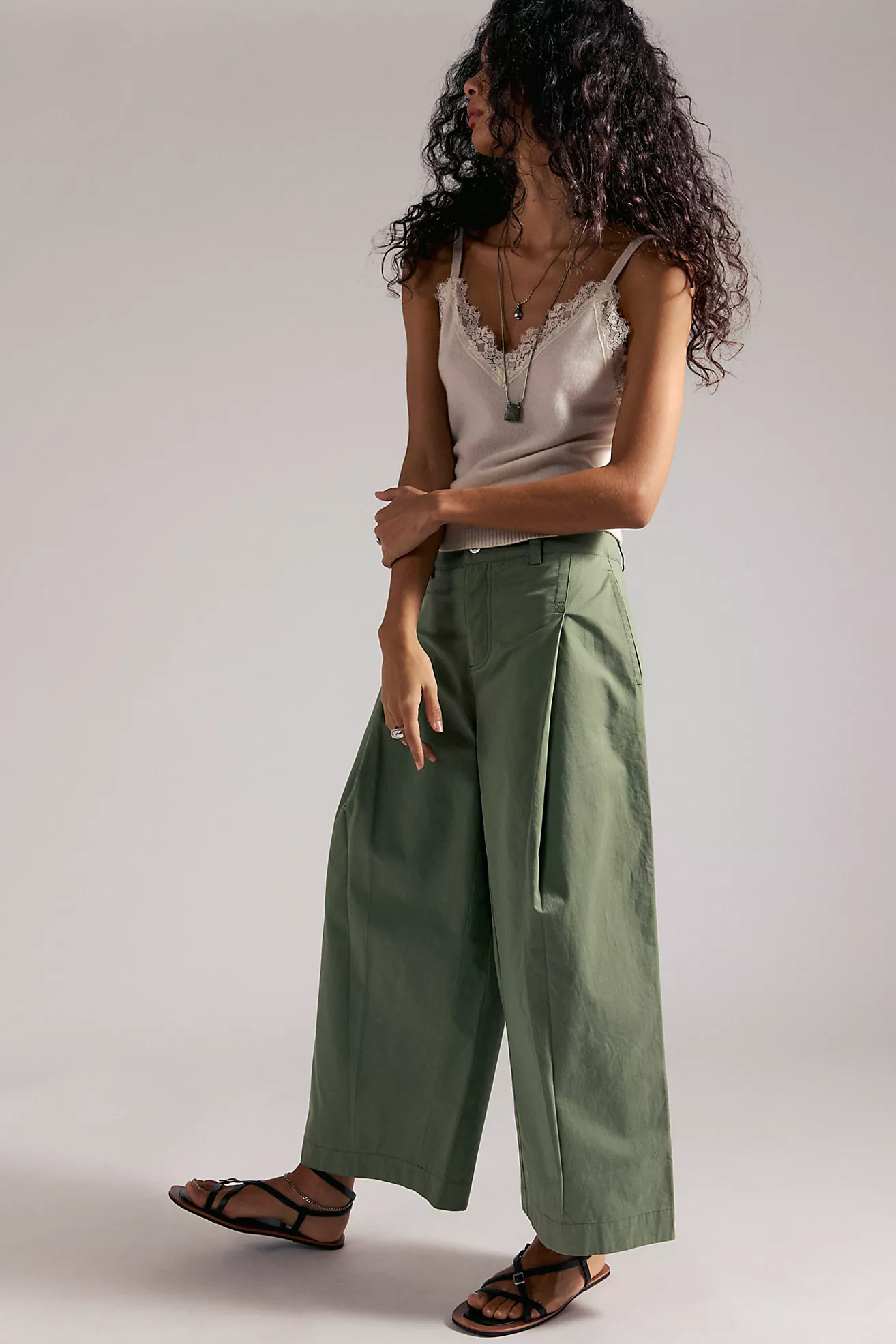 Silverlake Wide-Leg Chino Trousers | Free People (Global - UK&FR Excluded)