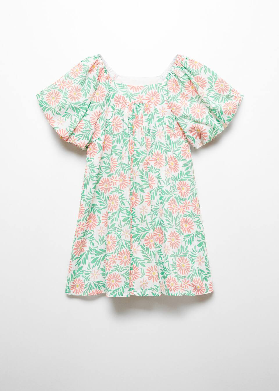 Printed cotton dress -  Girls | Mango Kids USA | MANGO (US)