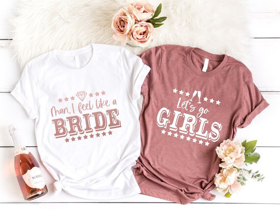 I Feel Like A Bride T-shirt Bridesmaid Proposal Nashville - Etsy | Etsy (US)
