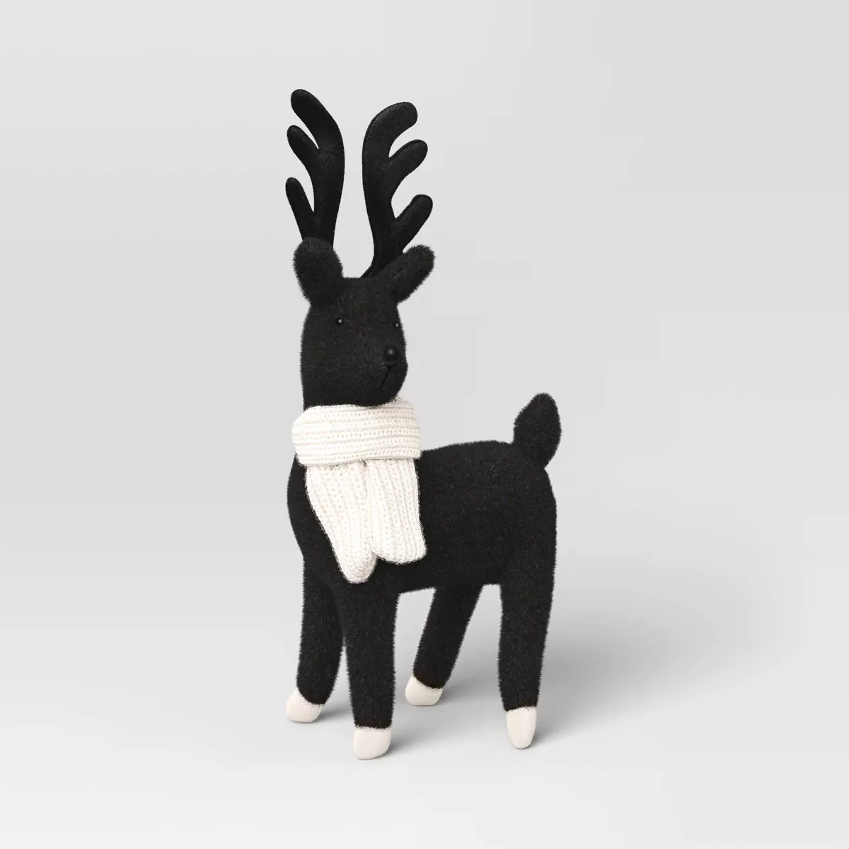 14.5" Plush Deer Wearing Scarf Animal Christmas Figurine - Wondershop™ | Target