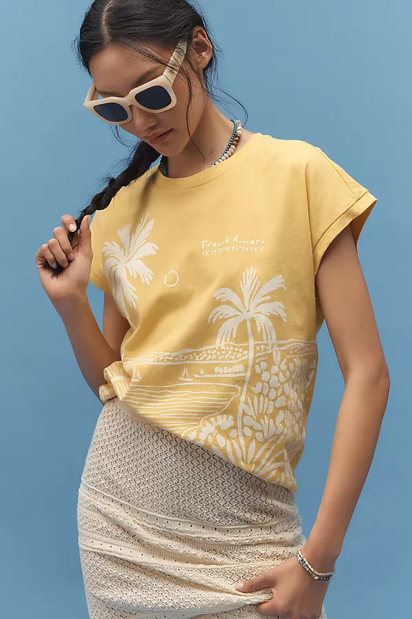 Wild Fever Studio x Anthropologie Muscle Boxy Graphic Tee | Anthropologie (US)