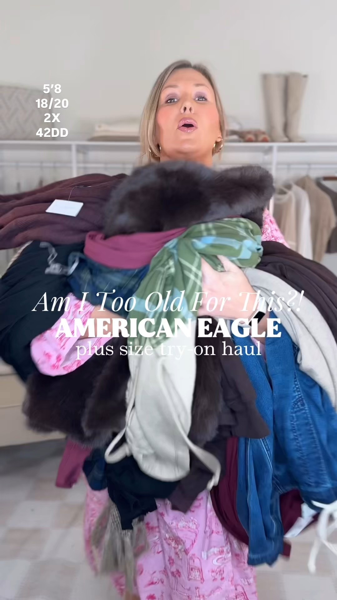 American eagle haul! I’m wearing the XXL in everything here!

Plus size fashion, american eagle, midsize fashion, fall fashion, everyday outfit ideas, fall fashion, fall outfit ideas

#LTKMidsize #LTKHoliday #LTKPlusSize