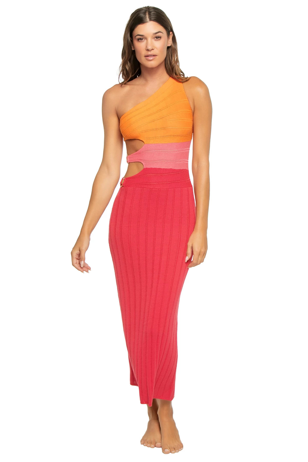 Lauren One Shoulder Midi Dress | Everything But Water