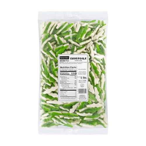 Kervan Crocodile Gummy Candy, 5 lb Bulk Bag | Amazon (US)