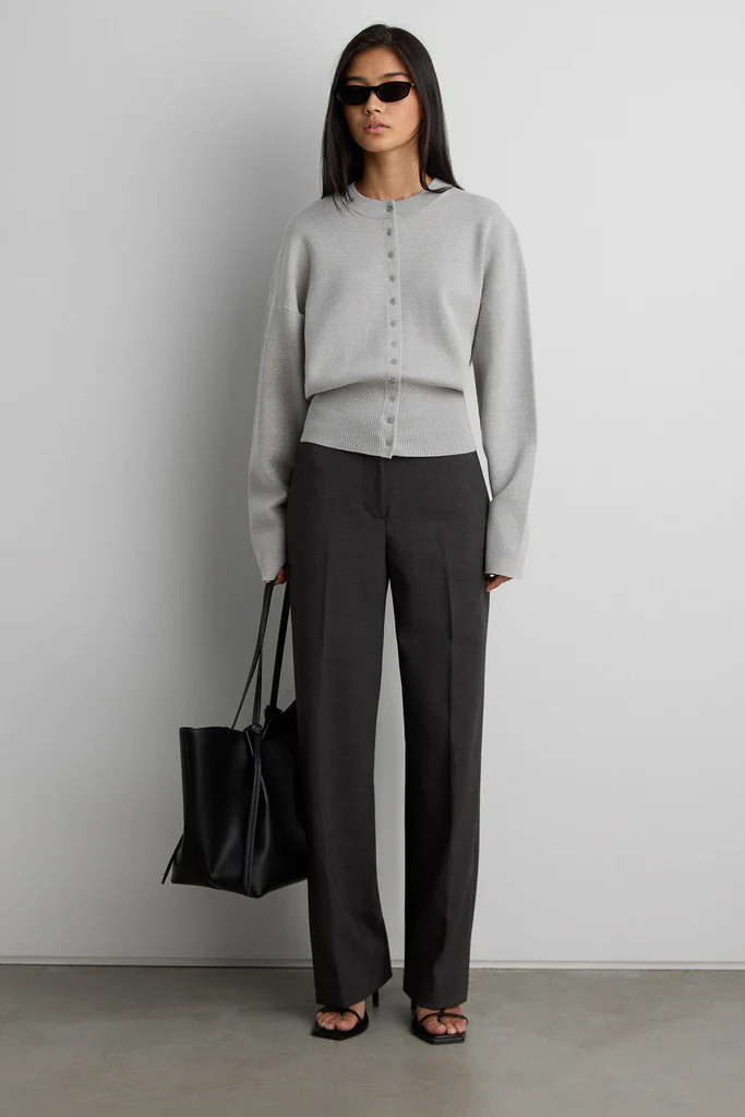 TAILORED HIGH-RISE STRAIGHT LEG PANT | OAK + FORT