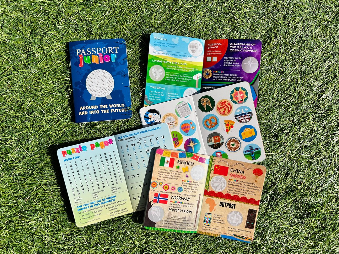 Passport Junior book with stickers | Etsy (US)