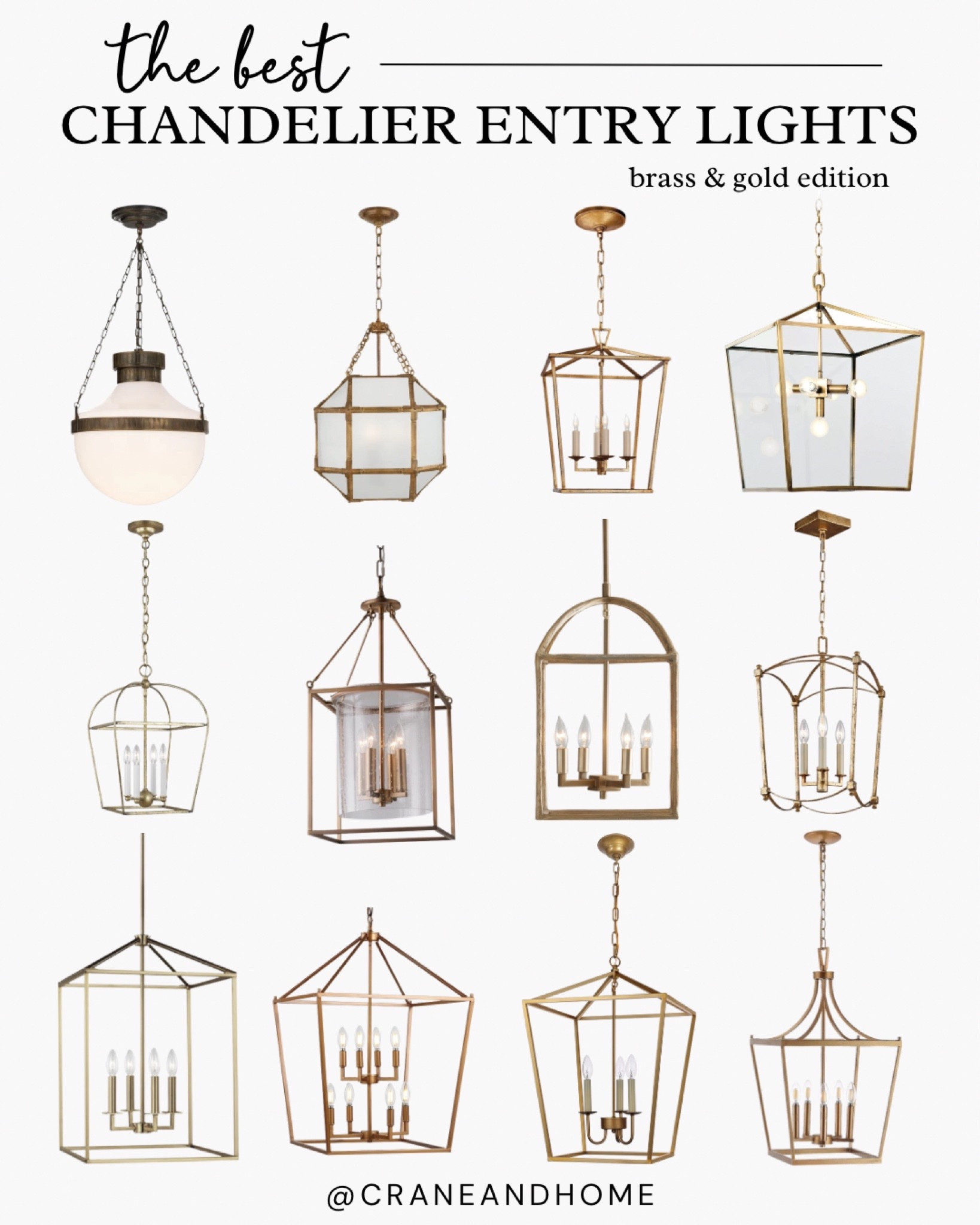 Gold Brass chandeliers, Entry, Foyer, Dining Room, Island, Designer Style, Studio Mcgee, Shades of Light, Pendant, Lantern, Cage, Modern Traditional, Grand Lighting, Pretty Lighting, Wayfair, Home Depot, Pottery Barn

#LTKhome #LTKstyletip