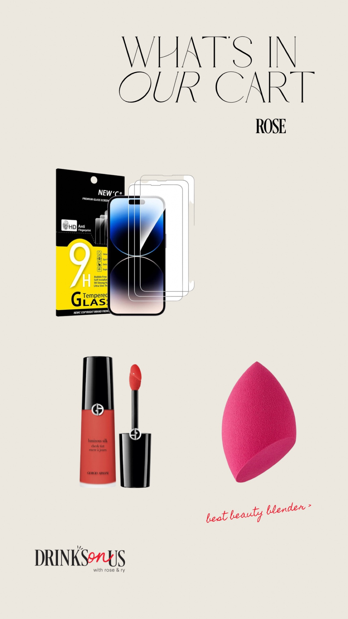 Products mentioned in Episode 59 of Drinks On Us, “Whats In Your Cart?” segment!! 

#LTKGiftGuide #LTKBeauty #LTKFindsUnder50