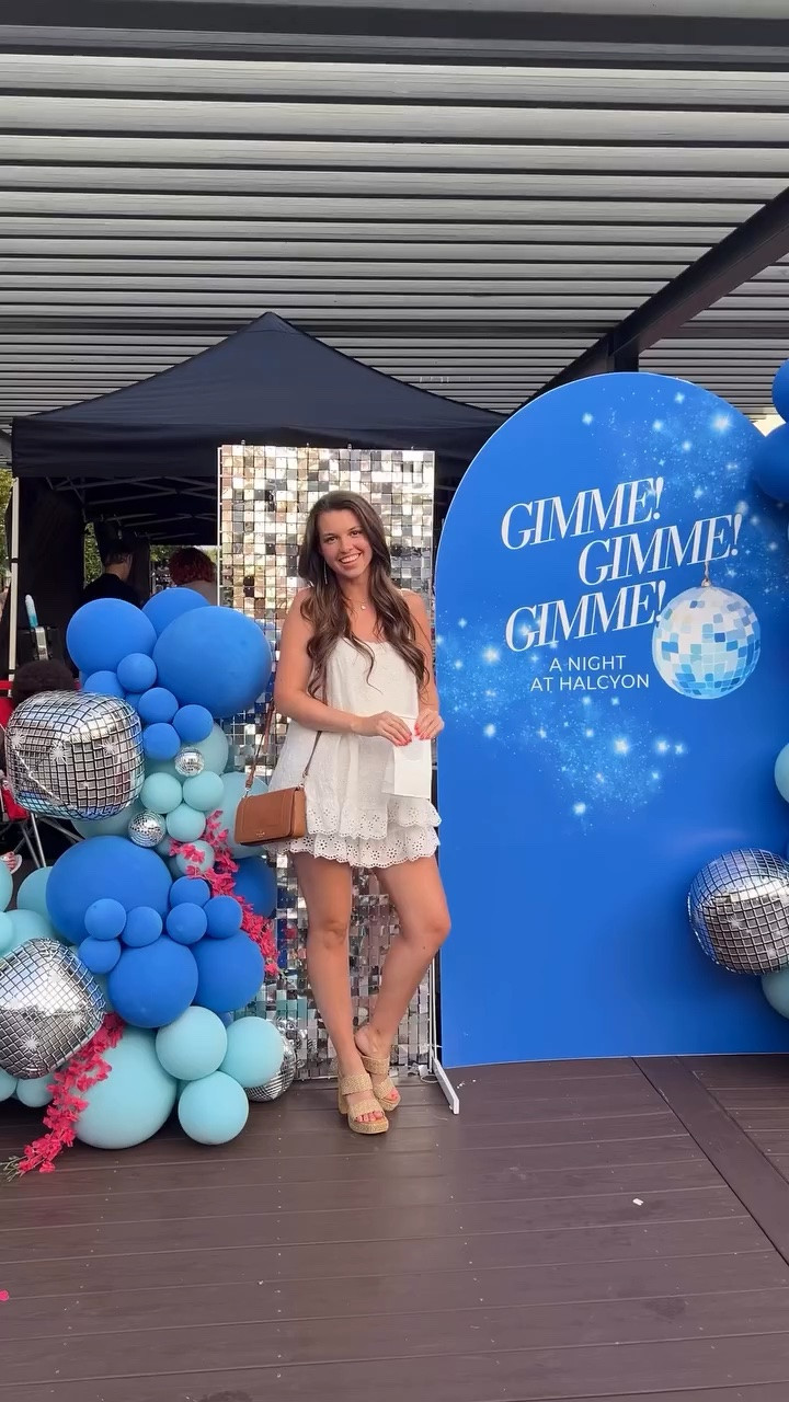 // gimme gimme gimme night at @visithalcyon was the BEST!!!! 🪩🐚🌊🤍✨☀️ had such a great time + it all benefits @atlanta_angels 🤍🥹 thank you @visithalcyon for the invite + a great time 🫶🏻 ad //