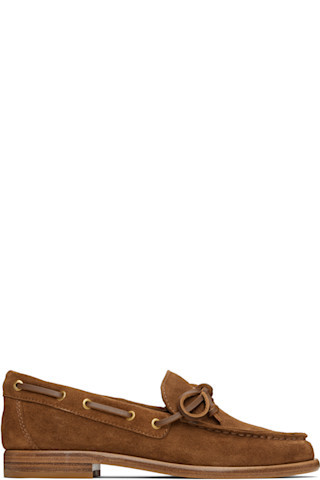 rag & bone - Tan Carter Suede Boat Shoes | SSENSE