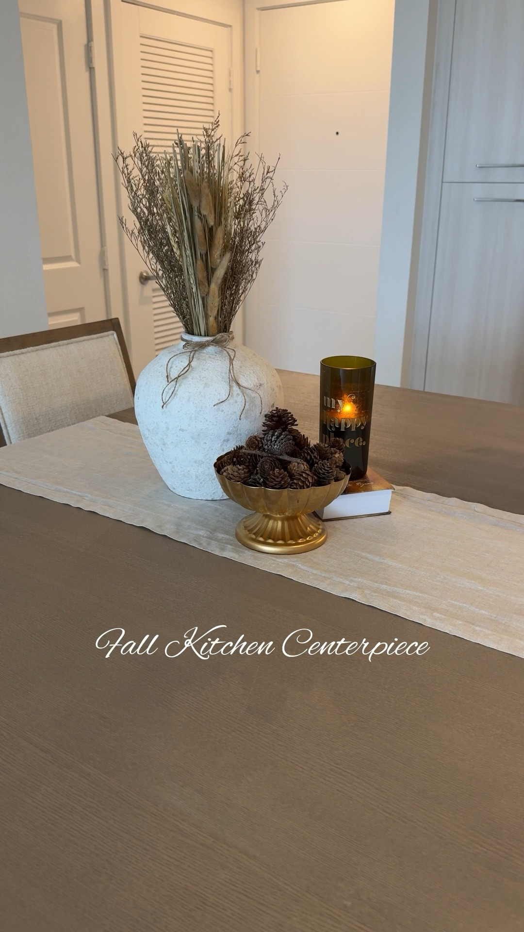 A simple fall centerpiece idea 🌾

#LTKHome #LTKSeasonal