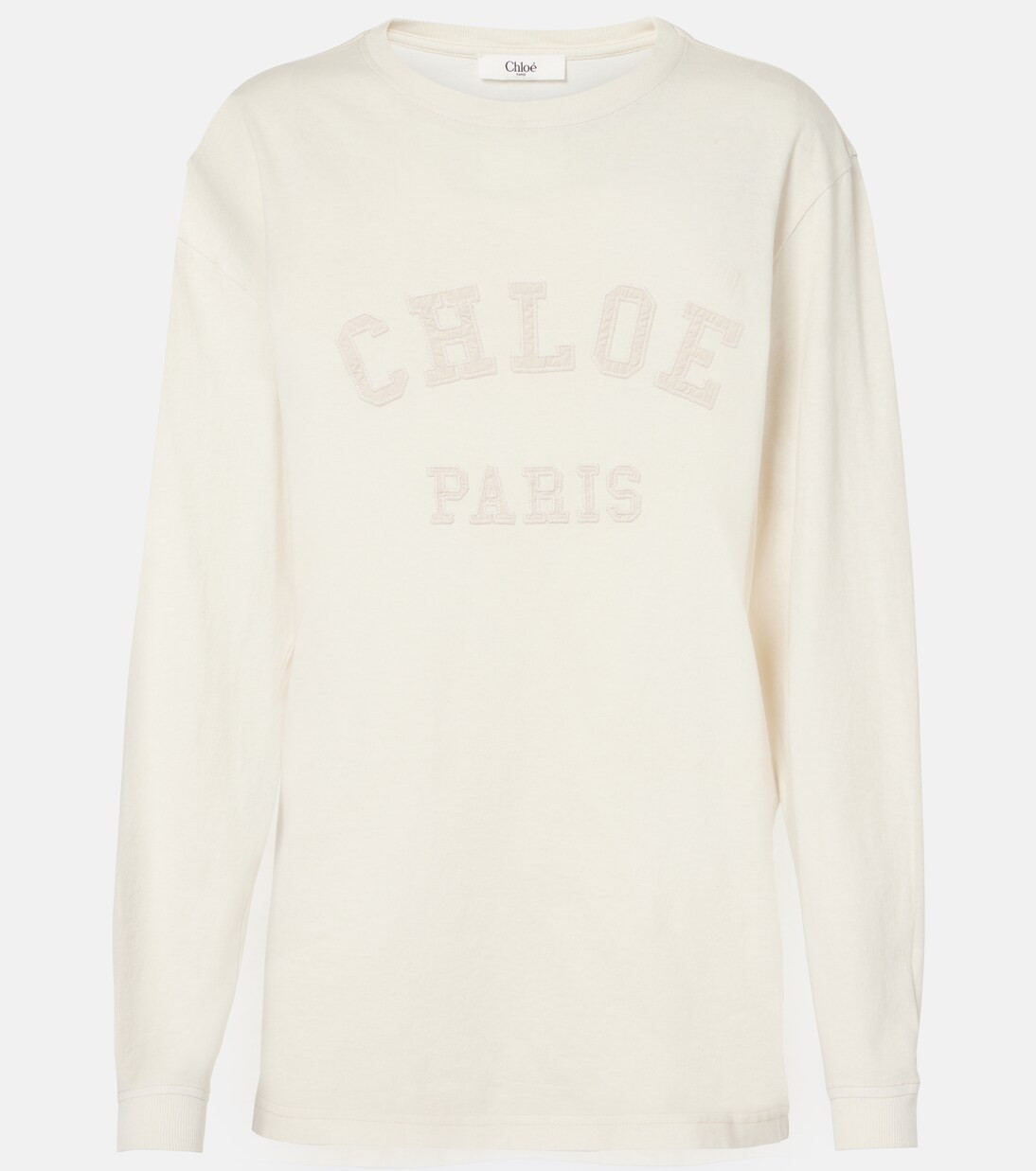 Logo cotton sweater | Mytheresa (UK)