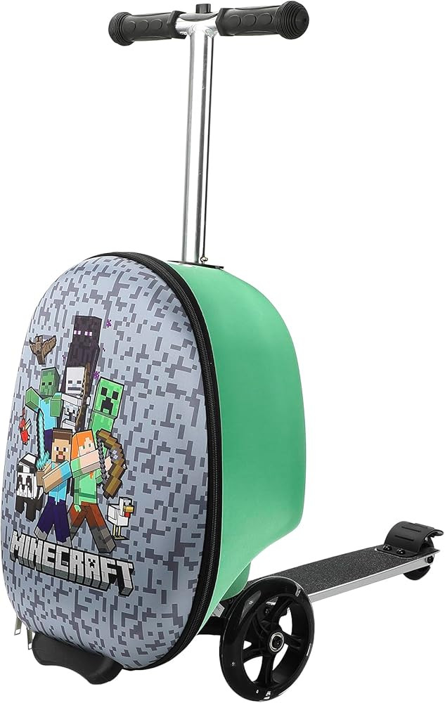 Bioworld Minecraft Kids' 2-in-1 Suitcase (18") and Scooter Luggage | Amazon (US)