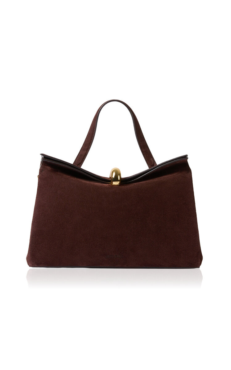 Valerie Top Handle Suede Bag | Moda Operandi (Global)