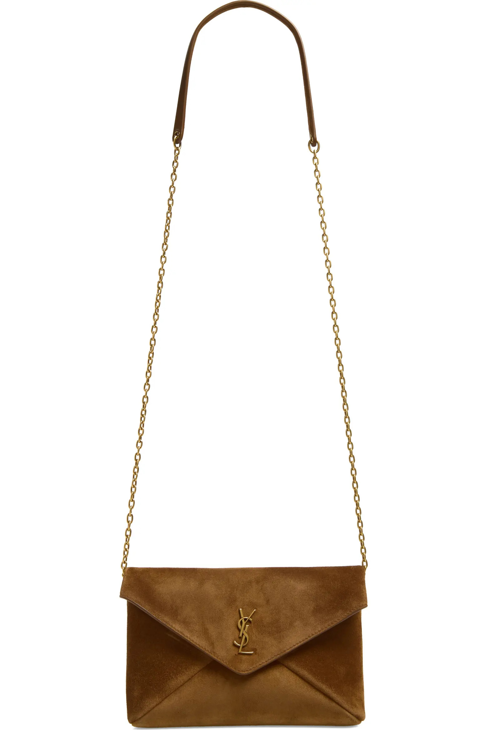 Saint Laurent Small Cassandre Suede Crossbody Bag (Women) | Nordstrom | Nordstrom