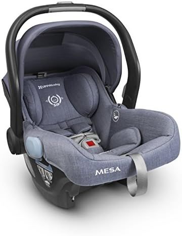 UPPAbaby MESA Infant Car Seat - Henry (Blue Marl) Wool Version, 26.5″ L x 17″ W x 23″ H | Amazon (US)