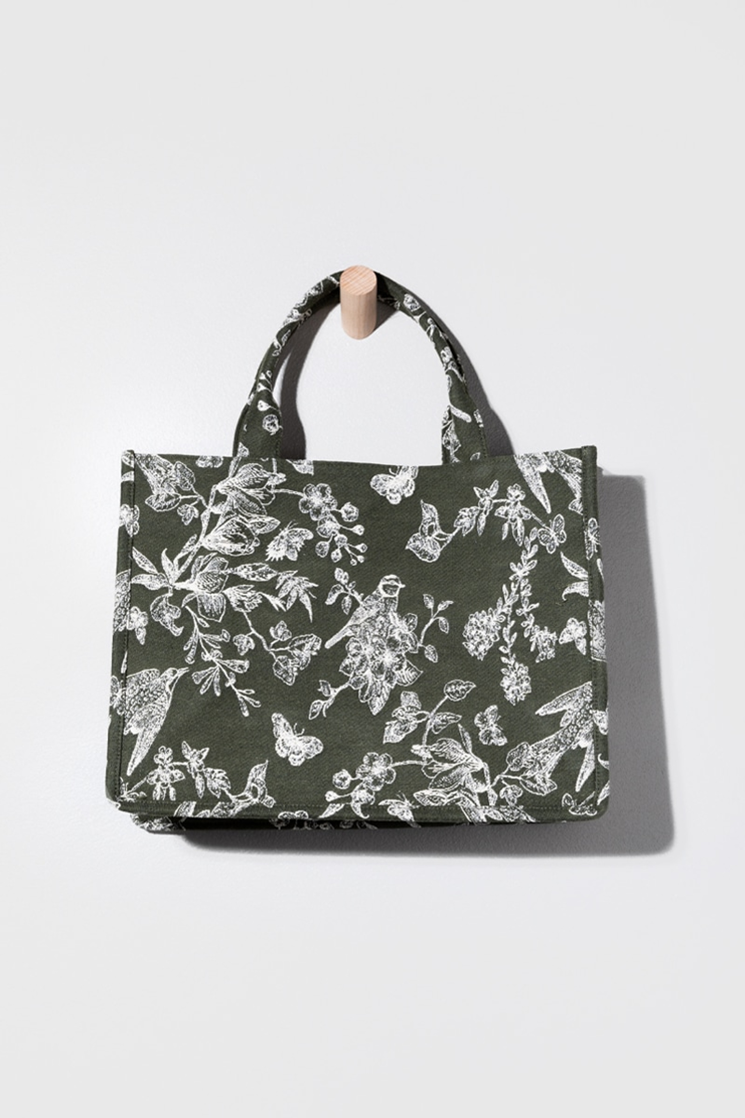 Addie Floral Canvas Large Tote Bag | Francesca's