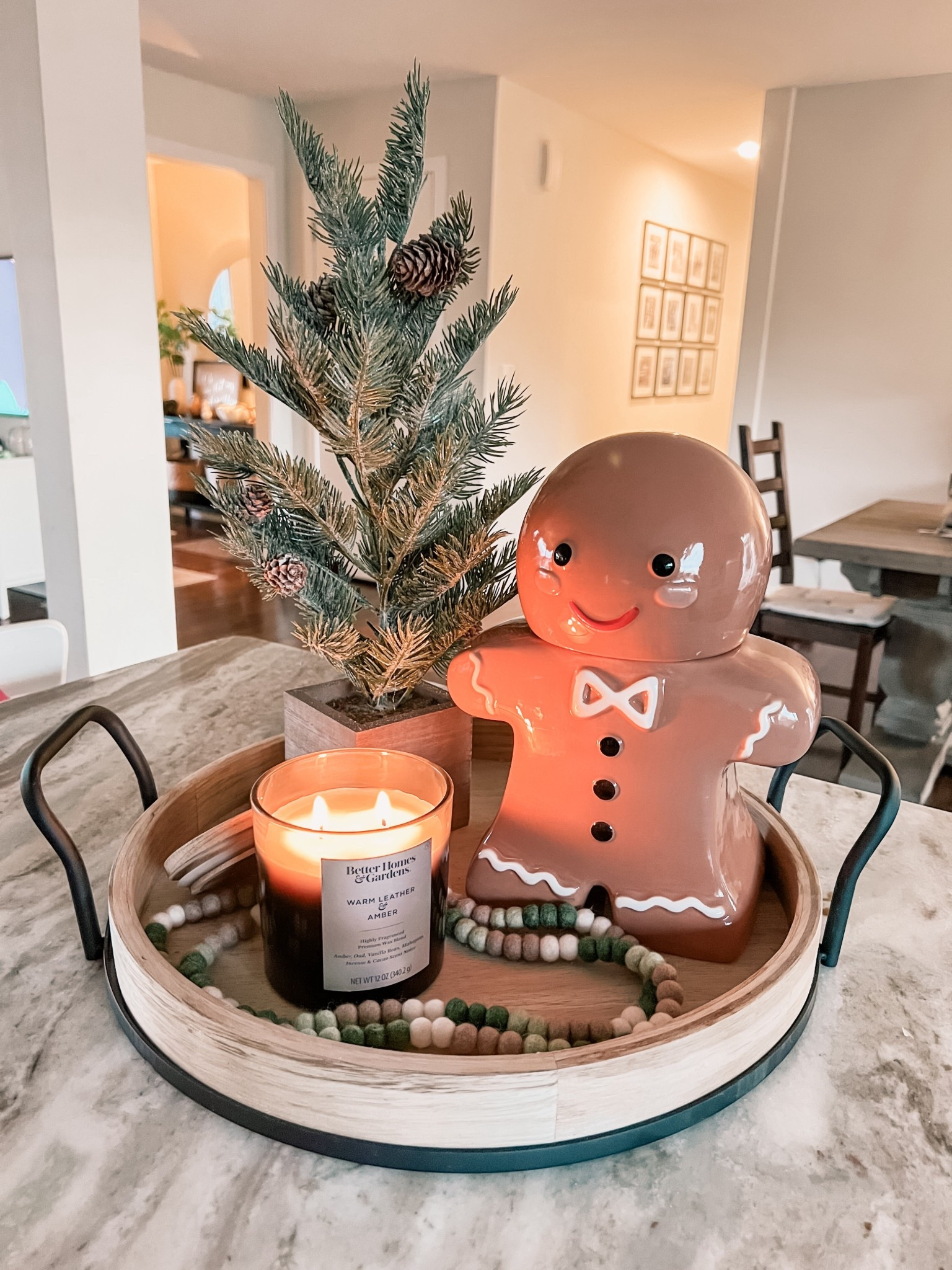 Walmart Christmas tray styling idea for kitchen island, countertop or centerpiece. Linking this years treat jars! #walmarthome holiday decor decorations budget

#LTKHome #LTKHoliday #LTKFindsUnder50