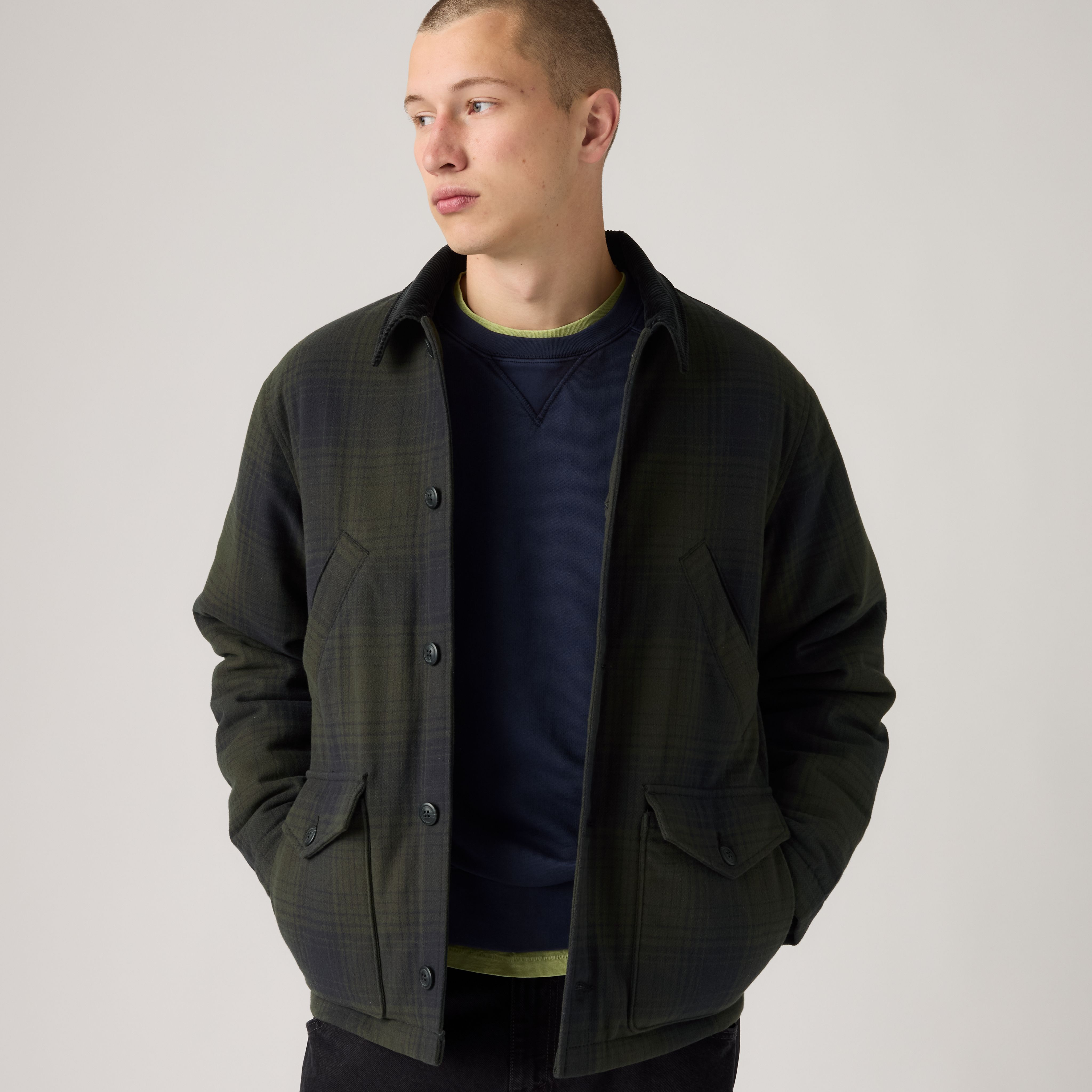 Levi's Creston Utility Jacket - Men's - S - Green | Levi's UK