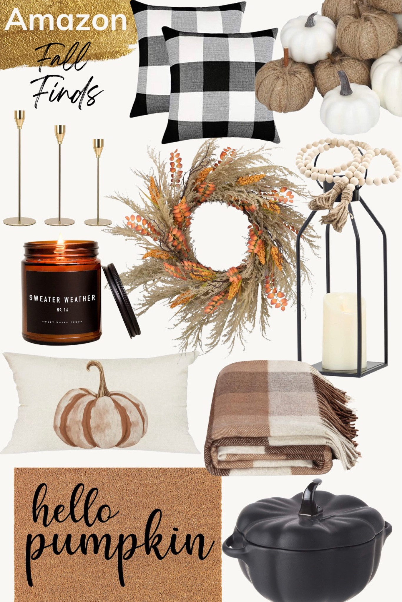Amazon Fall decor round up 🍁🖤 here’s some of my favorites that I’ll be ordering! #falldecor #amazonhome #fallhome #amazonfinds

#LTKhome #LTKsalealert #LTKSeasonal