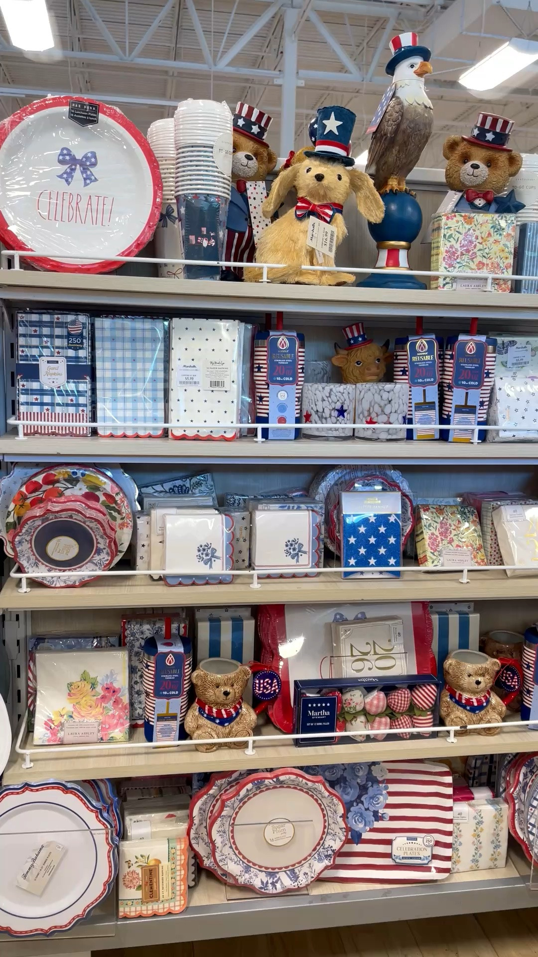 Fourth of July decor from disposable tableware to mugs, table center decor or garlands @Marshalls

#LTKSeasonal #LTKmomlife #LTKHome