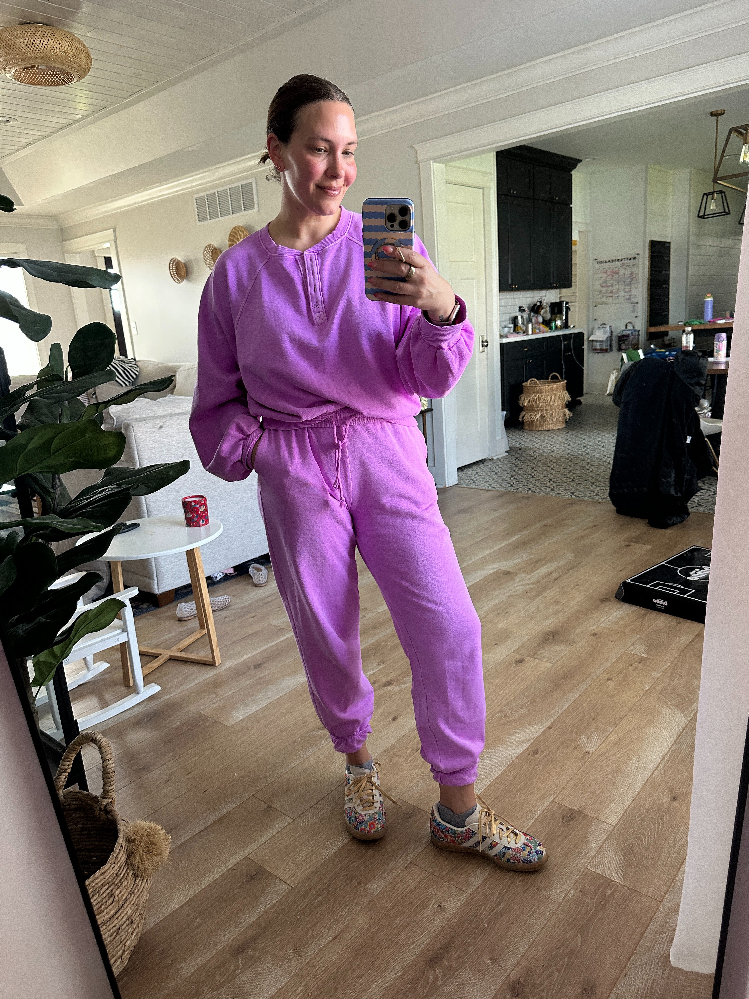 My comfy Monday outfit. These sweats are so good-I am wearing a small.  

 #LTKootd #LTKOver40 #LTKSaleAlert