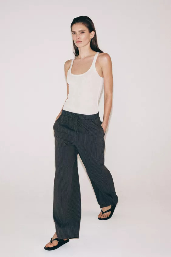 FLAT LEATHER SANDALS | Zara UK