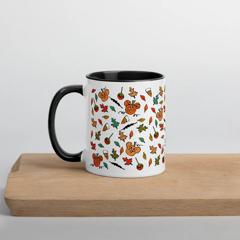 Boo to You Mug Disney Halloween Sketch Mickey Pumpkin Mug With - Etsy | Etsy (US)