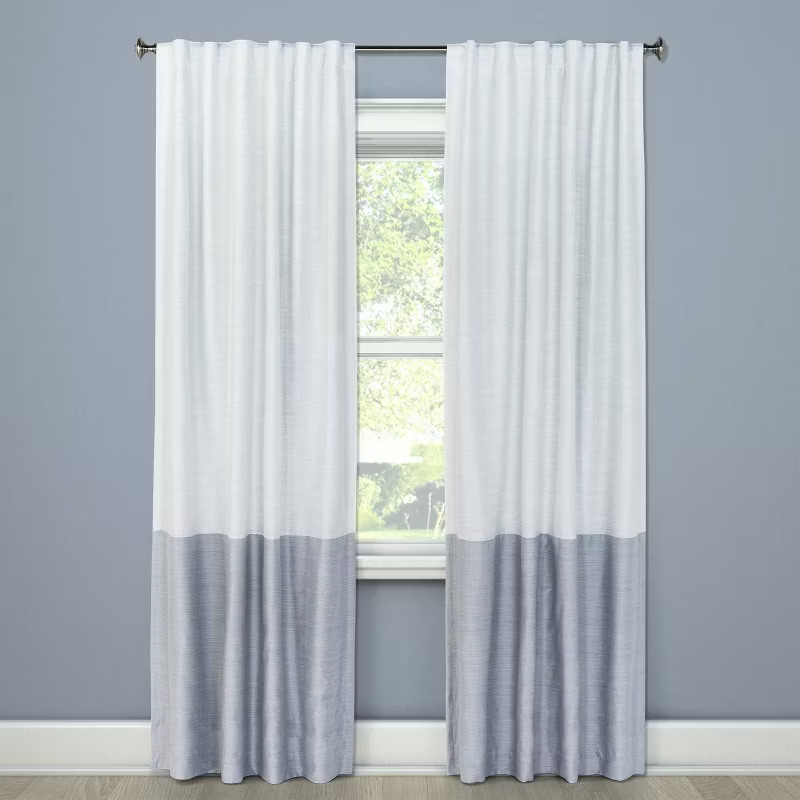 1pc Blackout Color Block Window Curtain Panel - Project 62™ | Target