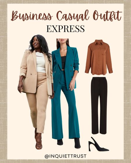Don't miss these business casual outfit ideas from Express!

#fashionfinds #outfitinspo #modestlook #workwear #officeoutfit

#LTKunder100 #LTKstyletip #LTKworkwear