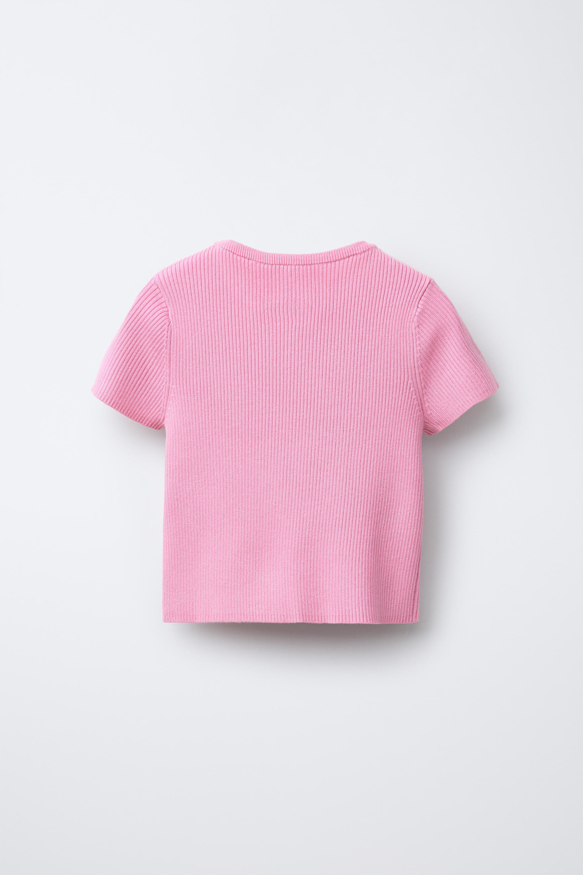 RIBBED BOW T-SHIRT | Zara US
