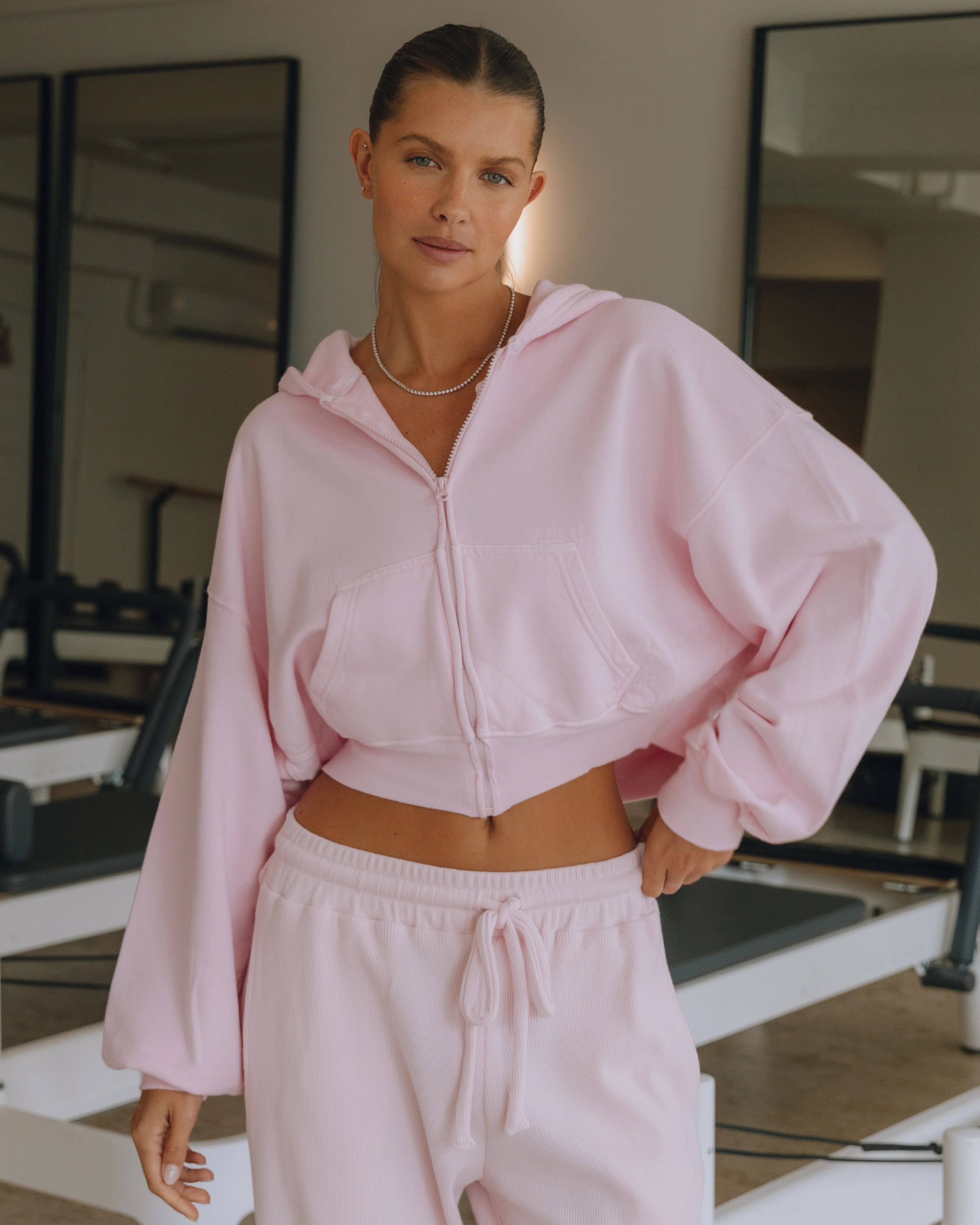 Cropped Zip Hoodie | Daily Drills