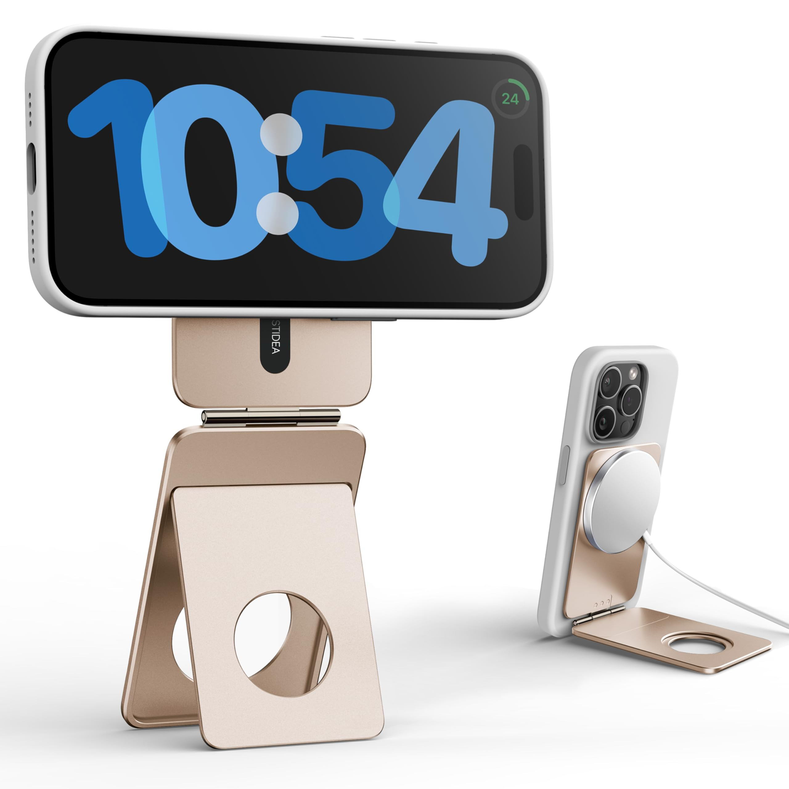 Magnetic Tripod for iPhone, Aluminium Phone Tripod Stand Compatible with Magsafe iPhone 17/16/15/... | Amazon (US)