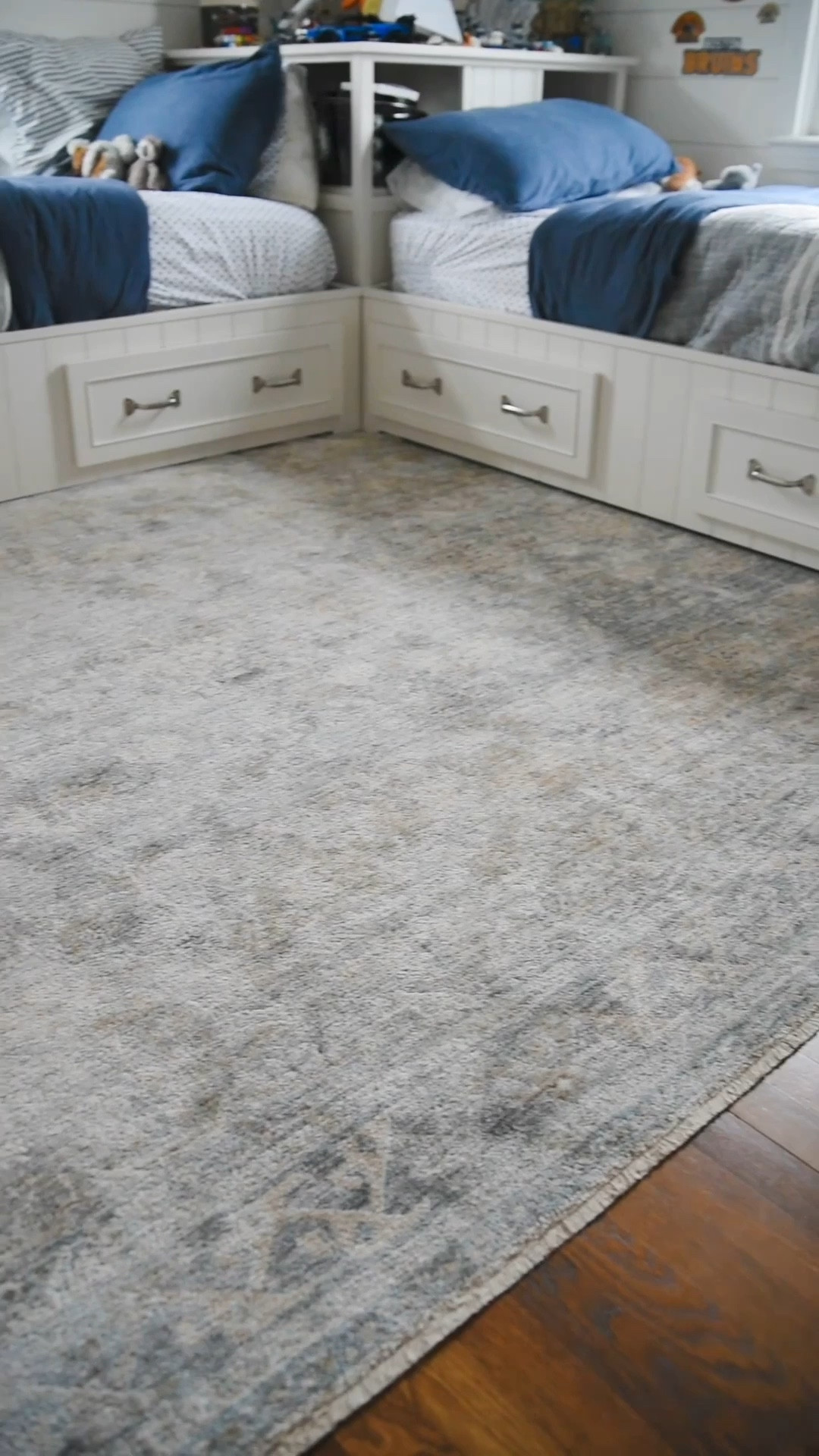 Beautiful new bedroom rug from Angela rose home x Loloi. Love the soft texture and blue color! This is the Blake rug in the color sky/beige 

#LTKfamily #LTKFind #LTKhome