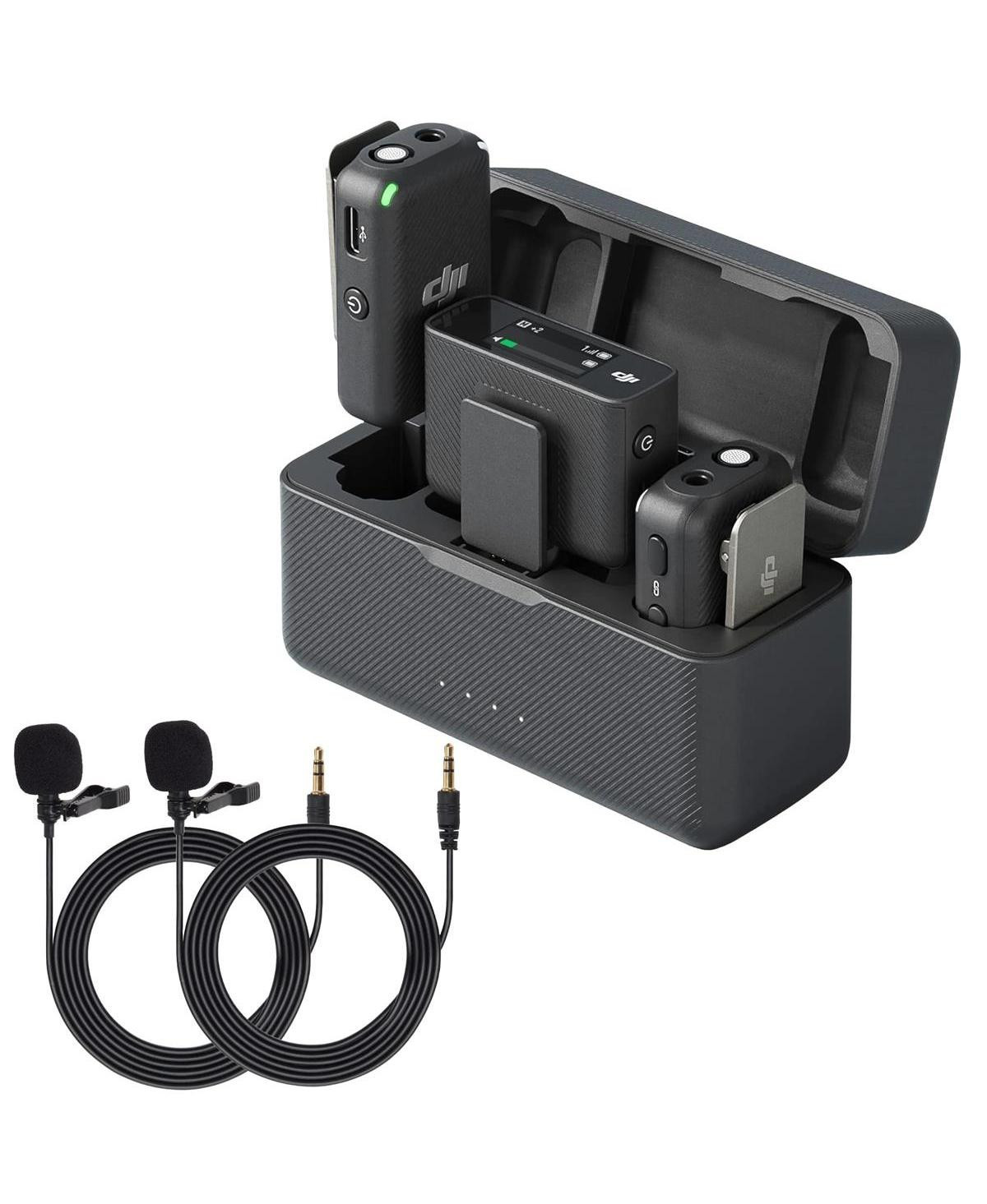 Dji Mic (2 Tx + 1 Rx + Charging Case), Wireless Lavalier Microphone, 820 ft.)Range, 15hr Battery, Wireless Microphone for Pc, iPhone, Android | Macy's