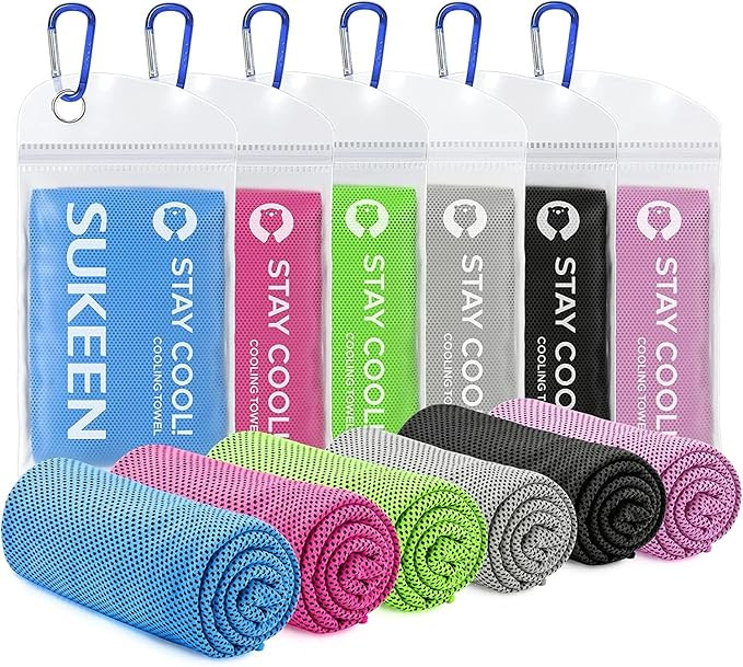 Sukeen Cooling Towel (40"x12"), Ice Towel Sets,Soft Breathable Chilly Towel,Microfiber Towel for ... | Amazon (US)