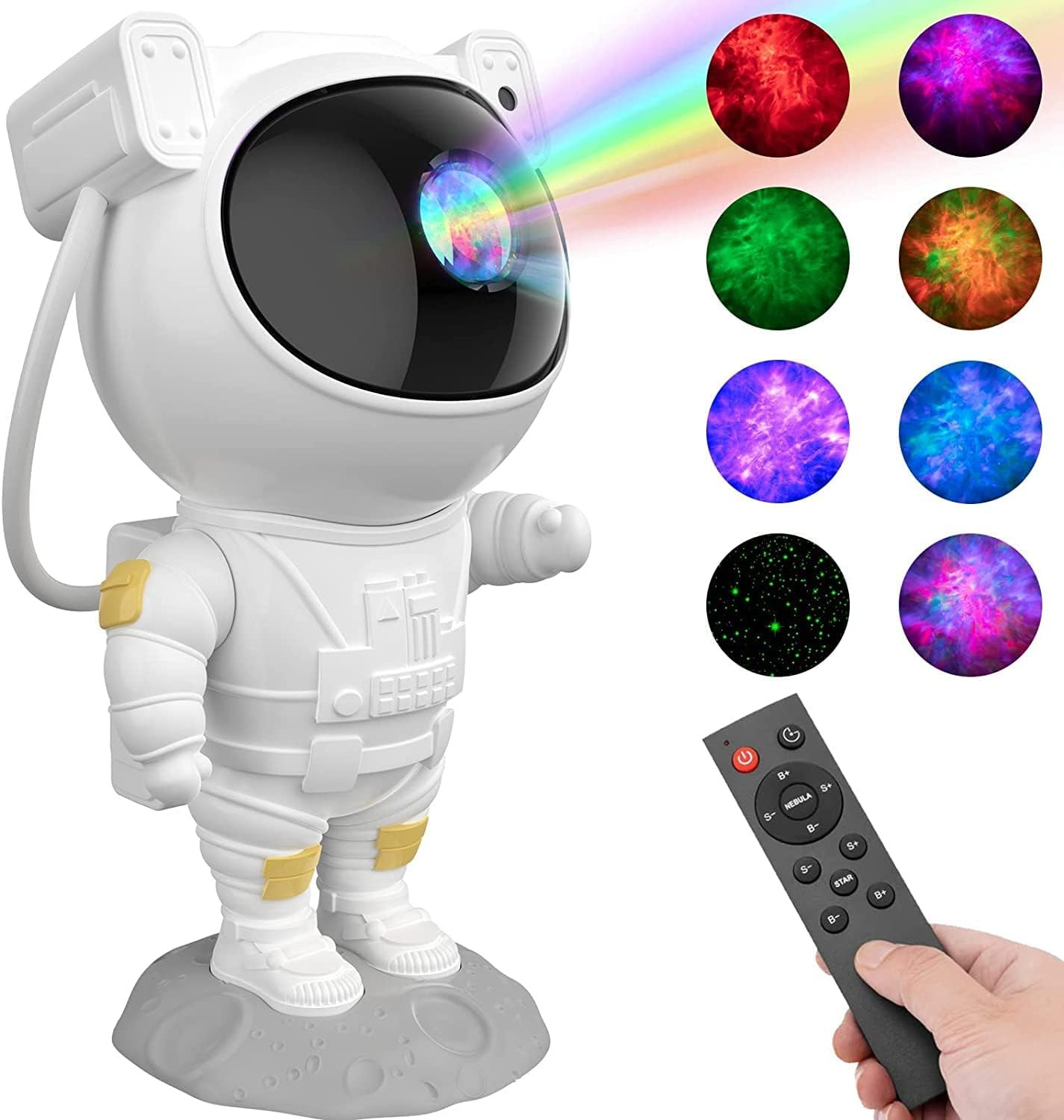 Astronaut Star Projector Night Light - Space Projector Galaxy Starry Nebula Ceiling Projection La... | Amazon (US)