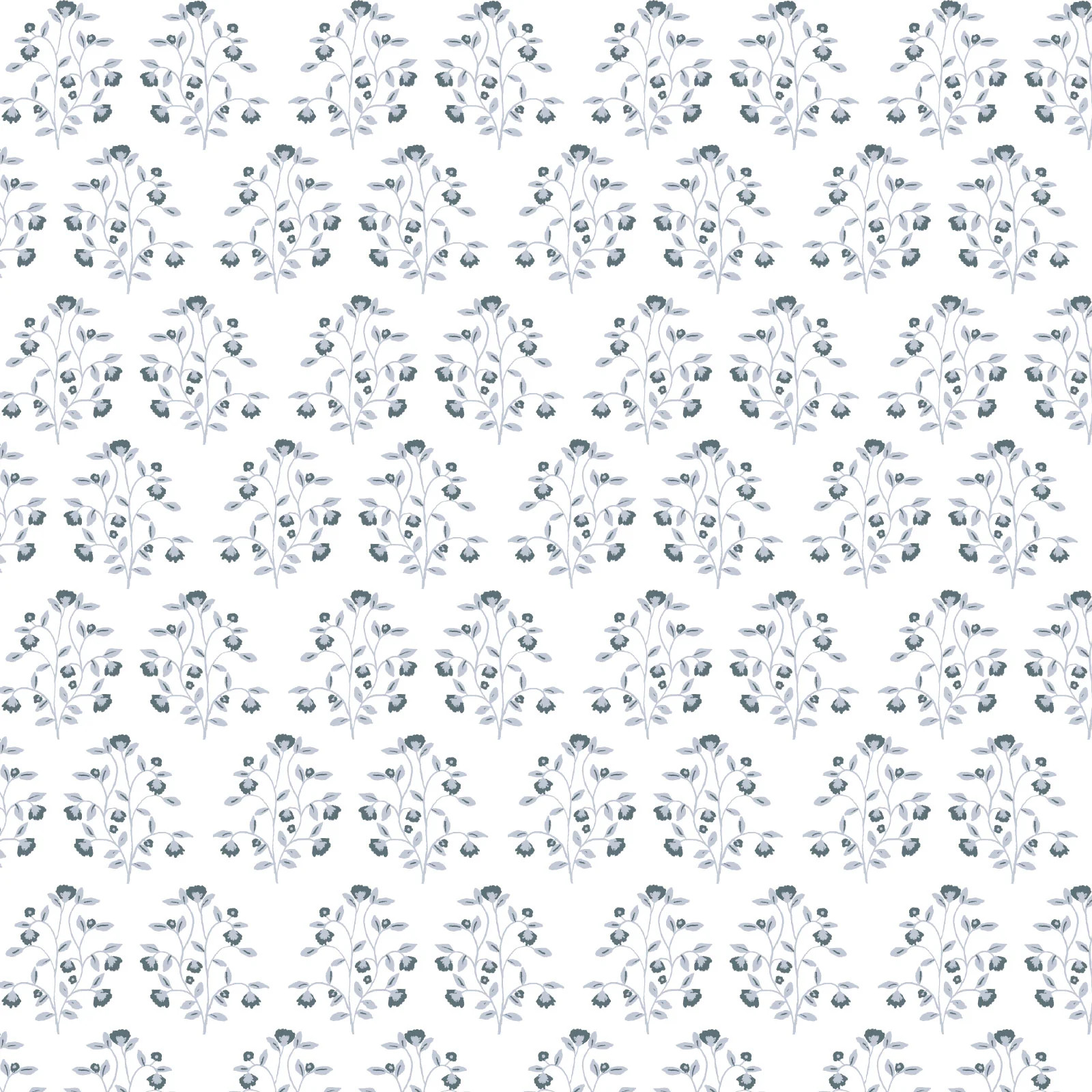 Lucille Floral Fabric in Navy | Brooke and Lou