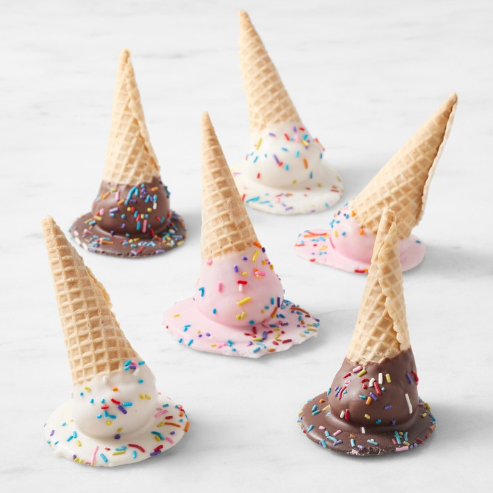 Ice Cream Cone Cake Pops, Set of 6 | Williams-Sonoma