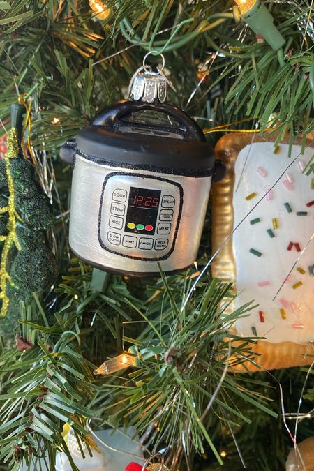Pressure cooker ornament, instant pot ornament // pop tart ornament, food ornament, food themed Christmas tree 

#LTKCyberWeek #LTKHoliday #LTKhome