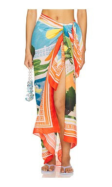 Seafolly Sunset Sarong in Turquoise from Revolve.com | Revolve Clothing (Global)