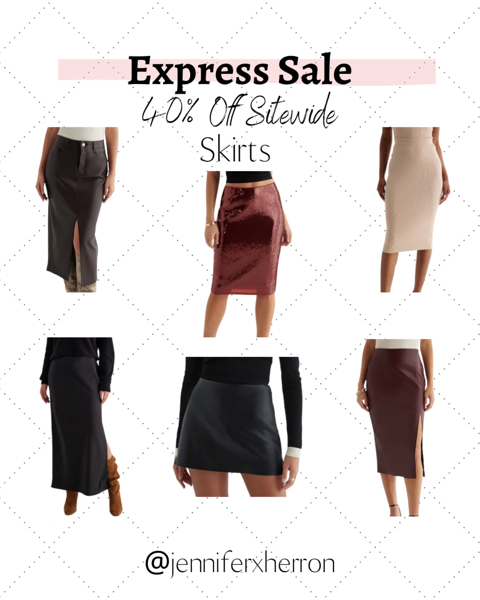 These skirts are all 40% off currently. I’m seeing the sequined skirt for a holiday outfit & the satin maxi is a classic for an elevated fall outfit. 🫶

Follow @jenniferxherron for more inspiration ✨

#LTKsalealert #LTKfindsunder100 #LTKfindsunder50