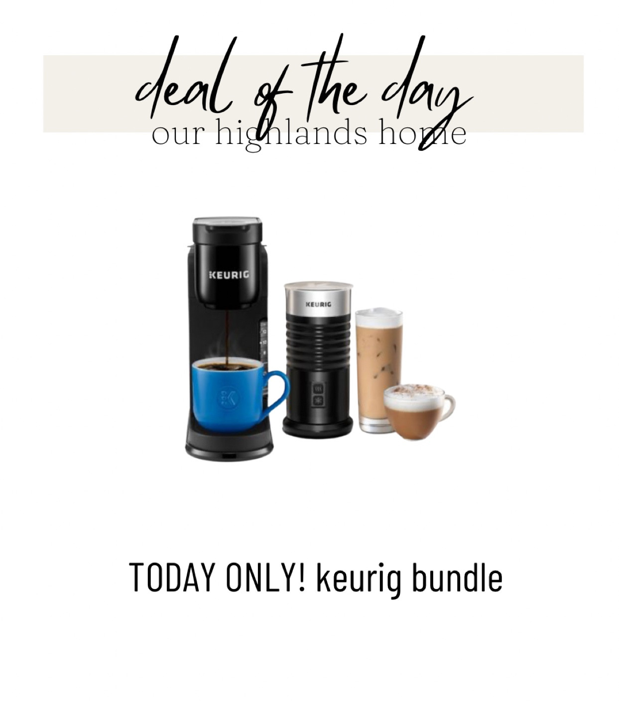 deal of the day target keurig coffee bundle. pods frother coffee maker 

#LTKhome #LTKsalealert #LTKGiftGuide