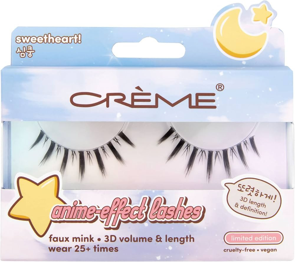 Anime-Effect Faux Mink Lashes in "Sweetheart!" | Amazon (US)