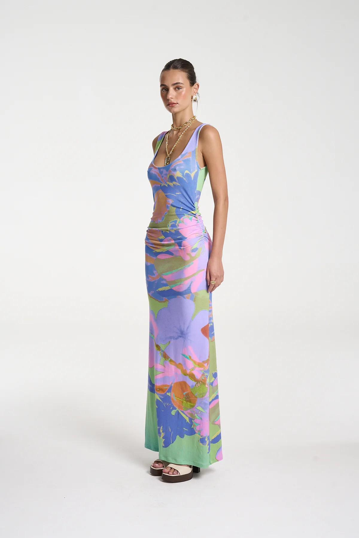 LUNA MAXI DRESS - BANANAS | Summi Summi