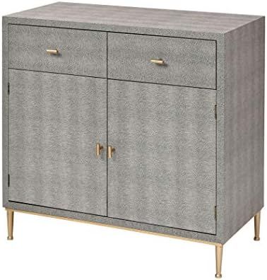 Sterling Home Sands Point Cabinet with Drawers in Grey and Gold credenza, Gray | Amazon (US)