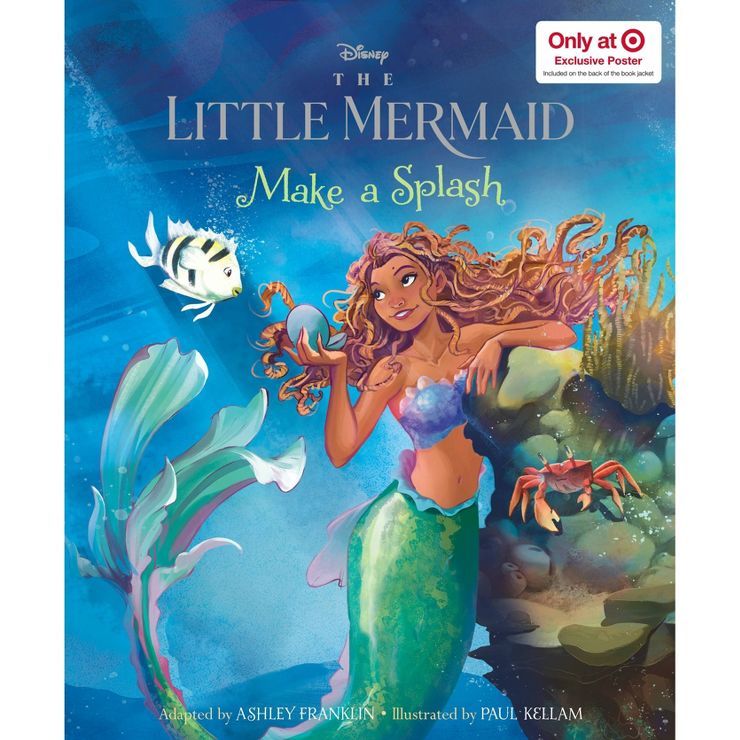 Little Mermaid: Make a Splash - Target Exclusive Edition by Ashley Franklin (Board Book) | Target